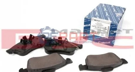 Комплект гальмівних колодок передн, FIAT DOBLO, DOBLO CARGO LANCIA DELTA III OPEL COMBO, COMBO TOUR 1.3D-2.0D 10.01 Meyle 0252472720W Купити в Україні