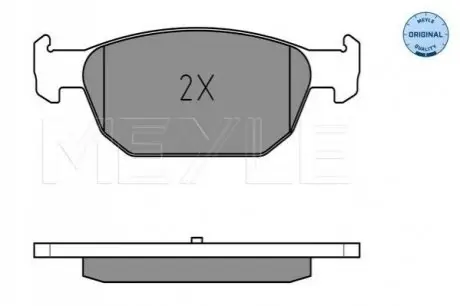 Комплект гальмівних колодок передн, HONDA ACCORD VIII 2.0/2.2D/2.4 06.08-06.15 Meyle 0252479617W