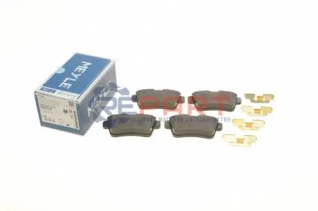 Комплект гальмівних колодок задн, DS DS 4, DS 5 CITROEN C4 II, DS4, DS5 PEUGEOT 3008, 3008 I, 308, 308 I, 5008, 5008 I, 508 I, RCZ 1.2-2.2D 06.09 Meyle 025 249 2217 Купити в Україні