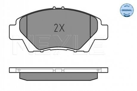 Тормозные колодки, дисковый тормоз.) MEYLE 0252497915W