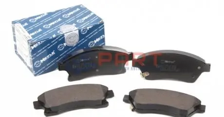 Комплект гальмівних колодок передн, CHEVROLET AVEO, CRUZE OPEL ASTRA J, ASTRA J GTC 1.2-2.0D 05.09 Meyle 0252503118W Купити в Україні