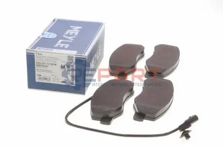 Комплект гальмівних колодок задн, NISSAN INTERSTAR, NV400 OPEL MOVANO B RENAULT MASTER III 2.3D/Electric 02.10 Meyle 0252517218W Купити в Україні