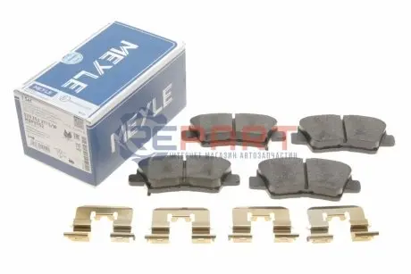 Фото Колодки гальмівні (задні) Kia Sportage/Ceed/Rio/Optima/Hyundai Accent/i10/i20/i30/i40/Elantra 10- MEYLE (0252533715W) зображення 1