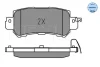 Тормозные колодки MAZDA T. CX-5 2,0-2,5 11- Meyle (0252554014) изображение 2
