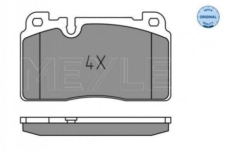 Колодки гальмівні AUDI P. A7/Q5 2,0-3,0 TDI 12- MEYLE 0252564317 (фото 1)