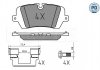 Тормозные колодки LAND ROVER T. DISCOVERY/RANGE ROVER 2,0-5,0 4X4 12- MEYLE 0252572016PD (фото 1)