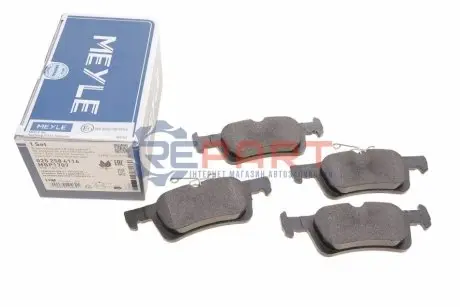 Комплект гальмівних колодок задн, PEUGEOT 308, 308 II 1.2-2.0D 09.13-06.21 Meyle 025 258 4116 Купити в Україні
