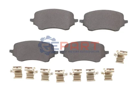 Комплект гальмівних колодок передн, FORD PUMA 1.0-1.5D 09.19 Meyle 025 262 7118 Купити в Україні