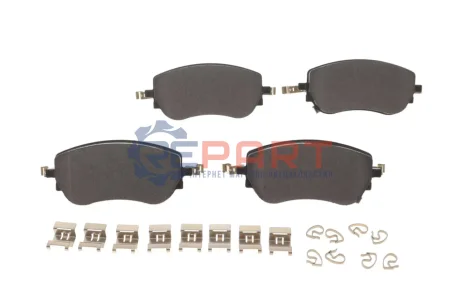 Комплект гальмівних колодок передн, ABARTH 500E FIAT 500, 500E, TIPO 1.0-Electric 09.12 Meyle 025 264 5119 Купити в Україні
