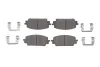 Фото Комплект гальмівних колодок передн, HYUNDAI SANTA FE IV, SANTA FE V KIA SORENTO IV 1.6H/2.2D/2.5 03.20 Meyle (025 264 6518) изображение 1