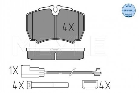 Колодки гальмівні FORD T. TRANSIT 2,3 16V 06- MEYLE 0252912320W