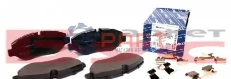 Комплект гальмівних колодок передн, MERCEDES EQV (W447), MARCO POLO CAMPER (W447), SPRINTER 3,5-T (B906), SPRINTER 3,5-T (B907), SPRINTER 3,5-T (B907, B910) 1.6D-Electric 09.03 Meyle 0252919220 Купити в Україні
