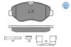 Комплект гальмівних колодок передн, IVECO DAILY III, DAILY IV, DAILY V, DAILY VI 2.3D-Electric 05.99 Meyle (0252922920) зображення 2