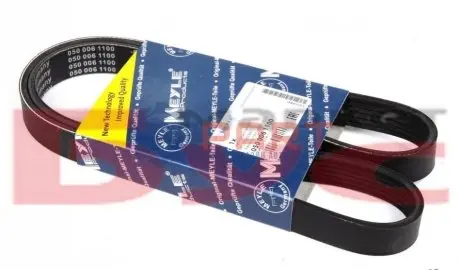 Ремінь генератора Peugeot Boxer 2.0 94-/VW Caddy 1.4 04- (6PK1100) MEYLE 0500061100 Купити в Україні