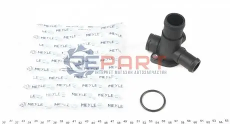 Фото 1 — Фланець системи охолодження VW T3/T4 1.9 TD -03 MEYLE (100 121 0112) Фото Фланець системи охолодження VW T3/T4 1.9 TD -03 MEYLE (100 121 0112) зображення 1