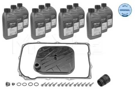 Гідравлічний фільтр коробки передач, з маслом (0CM 8HP45 8HP45 X AL450, з ущільненням) VW AMAROK 2.0/2.0D/3.0D 09.10 Meyle 1001350016XK
