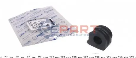 Подушка стабілізатора передн Лів/Прав (17мм) AUDI A3, TT SEAT LEON, TOLEDO II SKODA OCTAVIA I VW BORA, BORA I, GOLF IV, NEW BEETLE 1.4-3.2 09.96-12.10 Meyle 100 411 0048 Купити в Україні