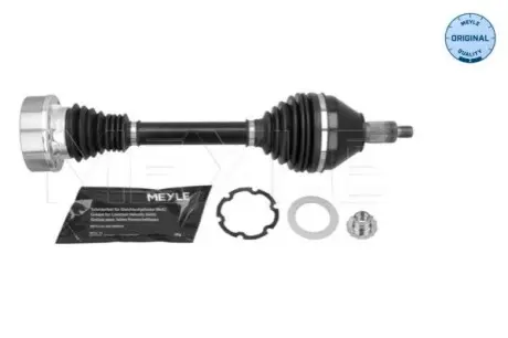 Привідний вал передн Лів 500мм AUDI A1 SEAT IBIZA IV, IBIZA IV SC, IBIZA IV ST, TOLEDO IV SKODA FABIA III, RAPID VW POLO V 1.2-1.6LPG 03.08-12.22 Meyle 100 498 0726