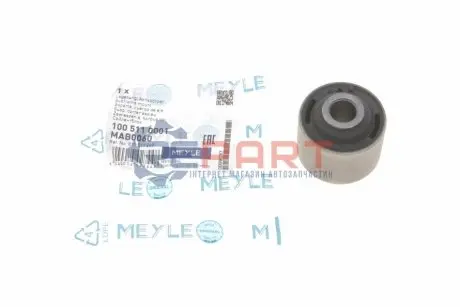 Сайлентблок балки (задньої/ззовні) Audi 80/90 MEYLE 100 511 0001 Купити в Україні