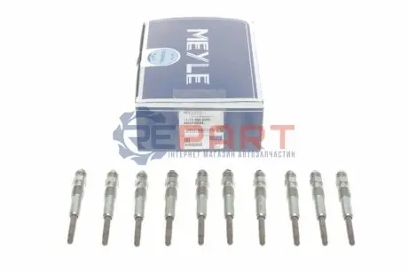 Свічка розжарювання Citroen Berlingo/Peugeot Partner 1.9D 98- (DW8) (11V) MEYLE 11148600000 Купити в Україні