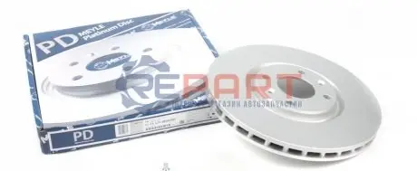 Фото Диск гальмівний (передній) Citroen C4/Peugeot 208/308 1.0-2.0 04- (302x26) MEYLE (11155210034PD) зображення 1