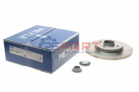 Диск тормозной (задний) Citroen Berlingo/Peugeot Partner 08- (268х12) (+ABS) (с подшипником)) Meyle 11-15 523 4104 Купить в Украине