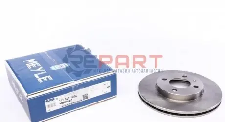 Диск гальмівний передн Лів/Прав SEAT AROSA, CORDOBA, CORDOBA VARIO, IBIZA II, INCA, TOLEDO I VW CADDY, CADDY II, CORRADO, GOLF II, GOLF III, GOLF IV, JETTA II, LUPO I 1.0-2.2 05.84-06.09 Meyle 1155211006 Купити в Україні