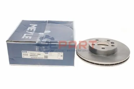 Фото Диск гальмівний (передній) VW T4 2.5TDI 96- (300x26) MEYLE (1155211086) зображення 1