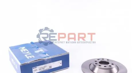 Диск гальмівний задн Лів/Прав AUDI A6 C6 2.0-4.2 05.04-08.11 Meyle 1155230027 Купити в Україні