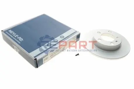 Фото 1 — Диск гальмівний (задній) Audi A1 10-/Skoda Fabia/Octavia/Rapid/Roomster 98-/VW Bora/Golf/Polo (232x9) MEYLE (1155230037PD) Фото Диск гальмівний (задній) Audi A1 10-/Skoda Fabia/Octavia/Rapid/Roomster 98-/VW Bora/Golf/Polo (232x9) MEYLE (1155230037PD) зображення 1
