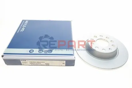 Диск тормозной (задний) Audi A3/Skoda Octavia/Superb/VW Golf/Passat 03- (282x12) Meyle 1155230043PD Купить в Украине
