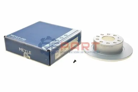 Фото Диск гальмівний (задній) Skoda Octavia III 1.0-2.0 12- (253x10) MEYLE (115 523 0046/PD) зображення 1