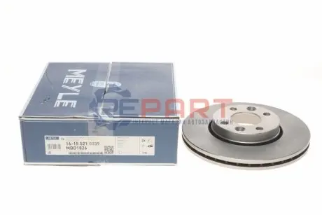 Тормозной диск RENAULT P. CLIO/MEGANE/MODUS 04- Meyle 16155210039 Купить в Украине