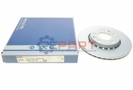 Фото 1 — Диск тормозной (передний) Renault Megane 08- (280x24) MEYLE (16155210040PD) Фото Диск тормозной (передний) Renault Megane 08- (280x24) MEYLE (16155210040PD) изображение 1