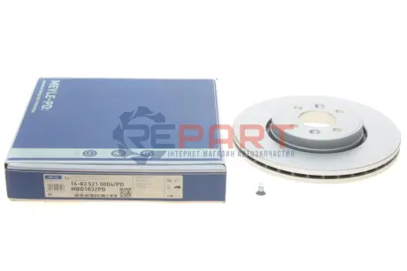 Фото Диск тормозной MEYLE (16-83 521 0004/PD) изображение 1
