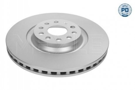 Тормозной диск VW P. CC/GOLF/PASSAT 08- - 183 521 0008/PD (1K0615301AD, 8S0615301D, 5Q0615301G) MEYLE 1835210008PD (фото 1)