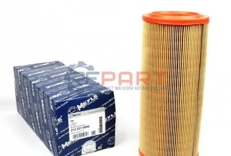 Фото Фільтр повітряний Fiat Idea/Palio/Punto/Lancia Musa 1.6D/1.8/1.9D 99- MEYLE (2123210006) зображення 1
