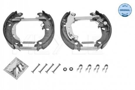 Гальмівні колодки барабанні, набір FIAT 500/PANDA 03- MEYLE 2145330011K