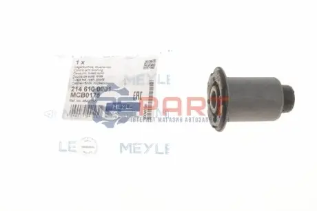 Фото Сайлентблок важеля (переднього/спереду) Fiat Doblo 01- MEYLE (214 610 0001) зображення 1