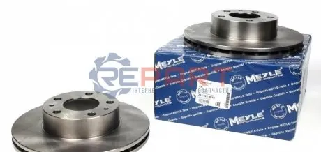 Диск гальмівний передн Лів/Прав CITROEN JUMPER I, JUMPER II, JUMPER III FIAT DUCATO PEUGEOT BOXER, PARTNER 1.8D-Electric 02.94 Meyle 2155210018 Купити в Україні