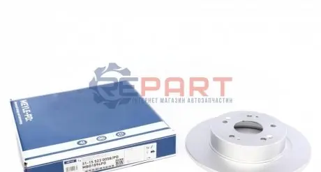 Фото Диск гальмівний (задній) Honda Accord VIII 08- (282x9) MEYLE (31155230058PD) зображення 1