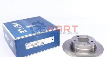 Фото Диск гальмівний (задній) BMW 3 (E36/E46) (280х10) 90-06 MEYLE (3155230037) зображення 1