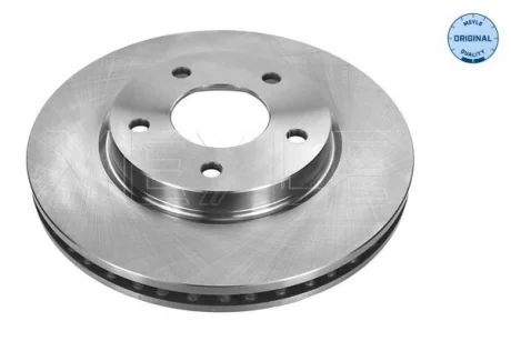 Диск тормозной (передний) Mitsubishi Lancer 08- (276x26) Meyle 32155210013