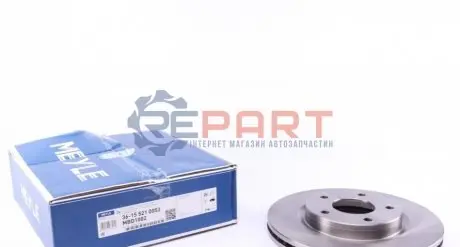 Диск гальмівний передн Лів/Прав NISSAN JUKE, PULSAR, SENTRA VII, TIIDA 1.2-1.8 06.10 Meyle 36155210053 Купити в Україні