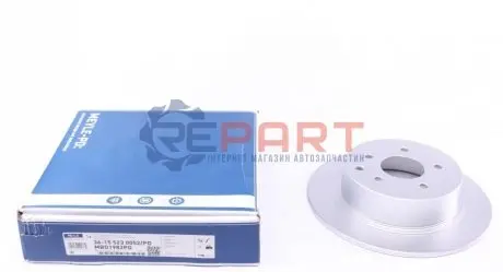 Фото Диск гальмівний (задній) Nissan Juke 10-/Qashqai 07- MEYLE (36155230052PD) зображення 1