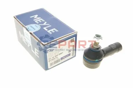 Рульовий наконечник Лів/Прав HYUNDAI ACCENT, ACCENT I, ACCENT II, COUPE I, COUPE II, ELANTRA III, LANTRA I, LANTRA II, MATRIX, SONATA III KIA CERATO I MITSUBISHI GRANDIS 1.3-3.0 10.90-12.11 Meyle 37160200001 Купити в Україні