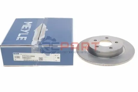 Фото Диск гальмівний (задній) Ford C-max/Focus/Volvo C30/C70/S40/V50 04- (280x11) MEYLE (5155230008) зображення 1