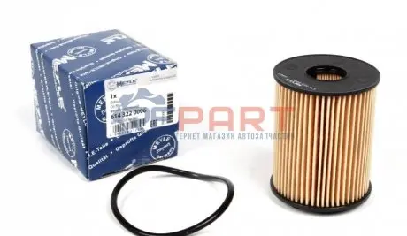 Фото Фільтр масляний Opel Astra H/Combo/Corsa C/D/E/Fiat Doblo/Fiorino 1.3JTD/ CDTI 04- MEYLE (614 322 0006) зображення 1
