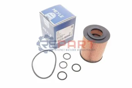 Фільтр масляний Chevrolet Cruze/Trax/Opel Astra H/J/Corsa D/Meriva/Mokka/Zafira 1.7CDTI 06- MEYLE 6143220012 Купити в Україні