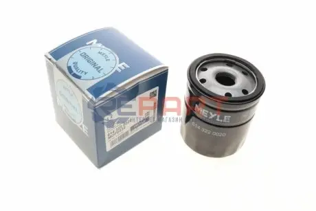 Фільтр масляний Opel Astra K 1.0/1.4 15-/Insignia B 1.5/2.0 16V 17 Meyle 614 322 0020 Купити в Україні